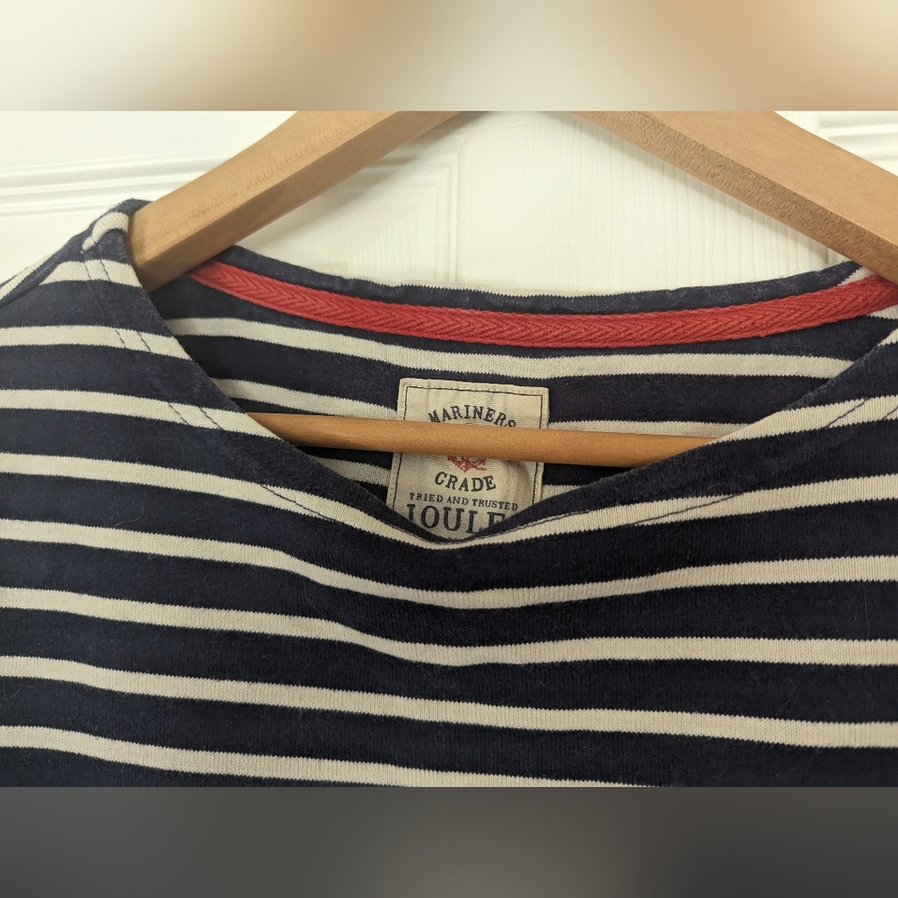 Joules Mariners navy and white size 10 - Picture 3 of 6